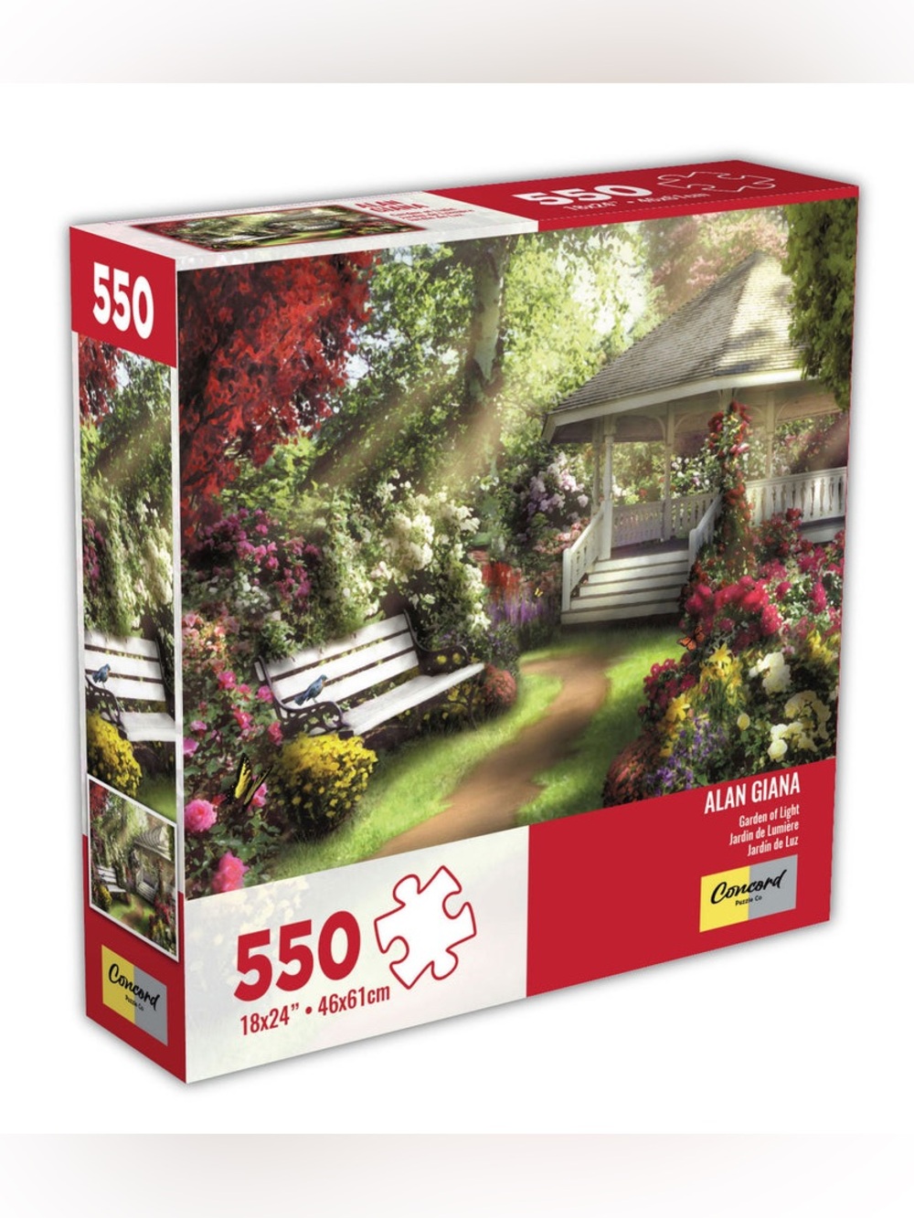 Alan Giana 550-Piece Garden Puzzle